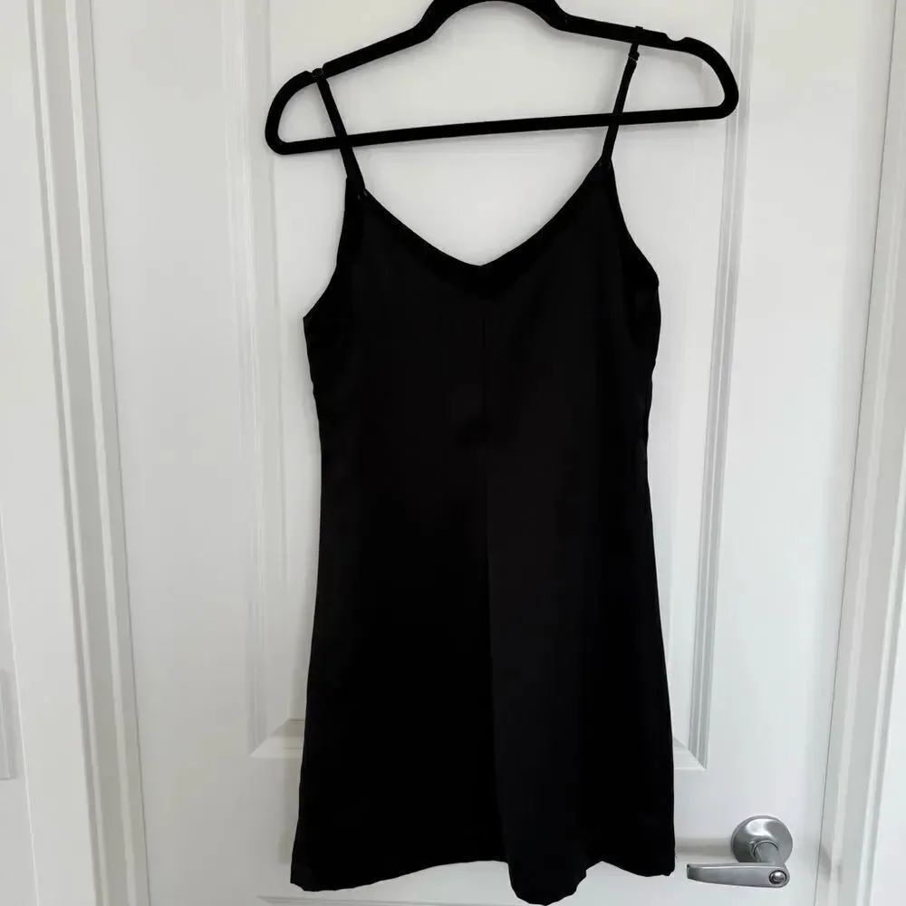 DYNAMITE | Black Slip Dress - Picture 4 of 7